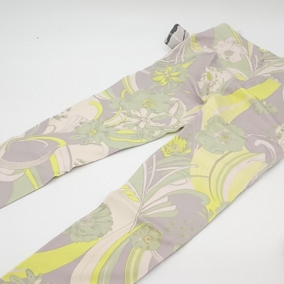 Free People Movement 7/8 Wave Crush High Waist Leggings Lime Combo S - Picture 10 of 16